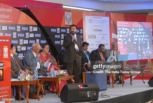 Actor Kamal Hassan speaks at FICCI's Media and Entertainment Business Conclave in Chennai on Wednesday, November 18, 2009.