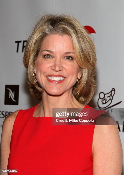 Newscaster Paula Zahn attends the Citymeals-on-Wheels 23rd annual "Power Lunch for Women" at Cipriani 42nd Street on November 20, 2009 in New York...