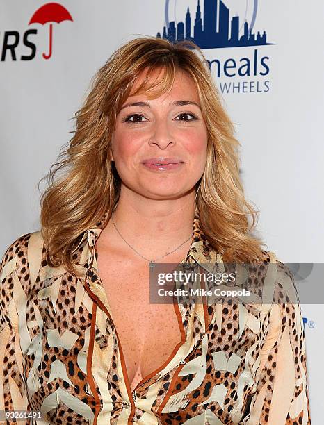 Restaurateur Donatella Arpaia attends the Citymeals-on-Wheels 23rd annual "Power Lunch for Women" at Cipriani 42nd Street on November 20, 2009 in New...