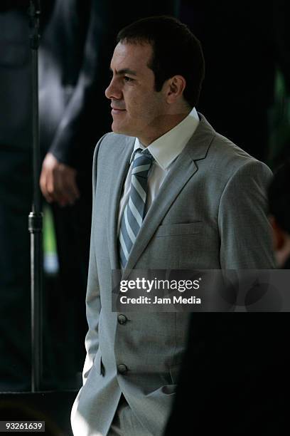Mexican player Cuauhtemoc Blanco during the ceremony of National Prize of Sports 2009 realized in the official residence of the Pinos on November 18,...