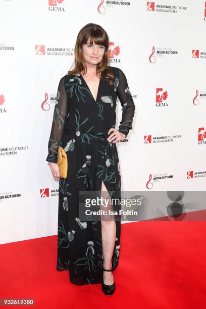 German actress Ina Paule Klink during the German musical authors award on March 15, 2018 in Berlin, Germany.