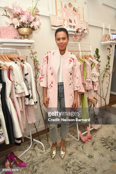 Grasie Mercedes attends the Ted Baker London SS'18 Launch Dinner on March 15, 2018 in Los Angeles, California.