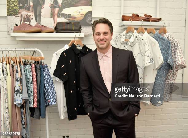 Thomas Sadoski attends the Ted Baker London SS'18 Launch Dinner on March 15, 2018 in Los Angeles, California.