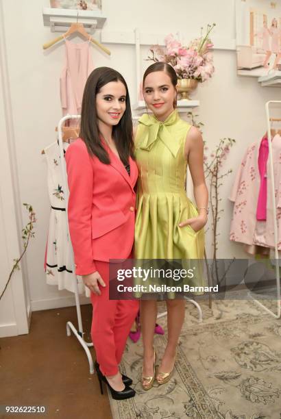 Vanessa Marano and Bailee Madison attend the Ted Baker London SS'18 Launch Dinner on March 15, 2018 in Los Angeles, California.