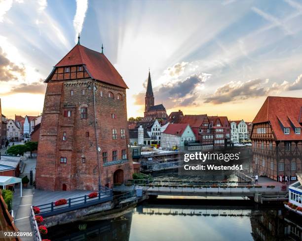 germany, lower saxony, lueneburg, old town, - lunebourg photos et images de collection