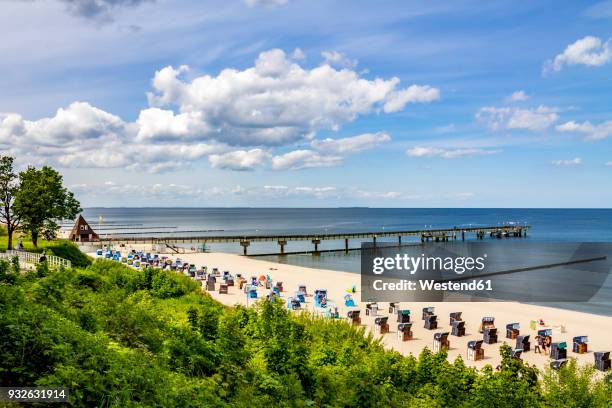 germany, mecklenburg-western pomerania, baltic sea seaside resort koserow - usedom fotografías e imágenes de stock