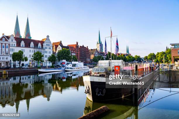 germany, schleswig-holstein, luebeck, old town, - lübeck stock pictures, royalty-free photos & images