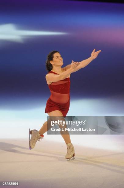 American figure skater Nancy Kerrigan performs during Kaleidoscope a show being taped for FOX television on November 16, 2007 at the Verizon Center...