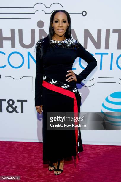 June Ambrose attends "The Humanity of Connection" New York screening at Jazz at Lincoln Center on March 15, 2018 in New York City.