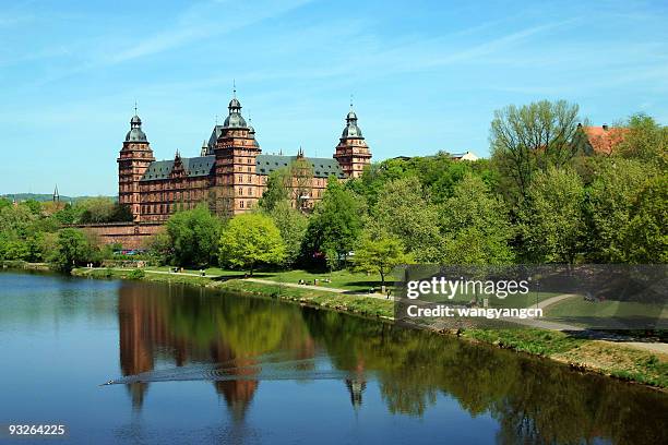 aschafemburgo, johannisburg - aschaffenburg imagens e fotografias de stock