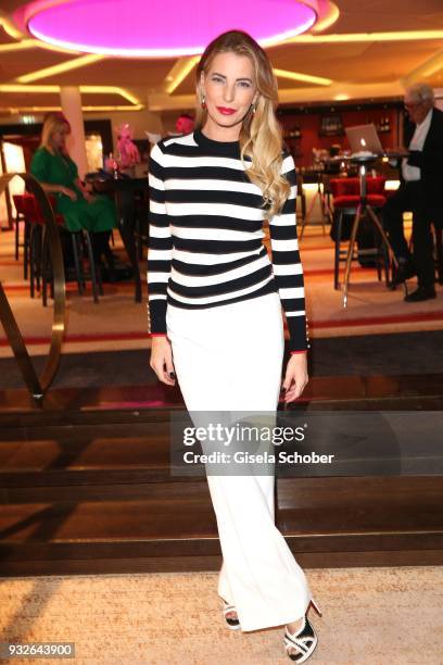 Giulia Siegel during the Four Seasons Fashion Charity Dinner at Hotel Vier Jahreszeiten on March 15, 2018 in Munich, Germany.
