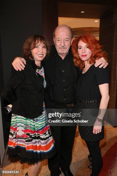 Composer Ralph Siegel with his ex-wife Dunja Siegel and his girlfriend Laura Kaefer during the Four Seasons Fashion Charity Dinner at Hotel Vier...