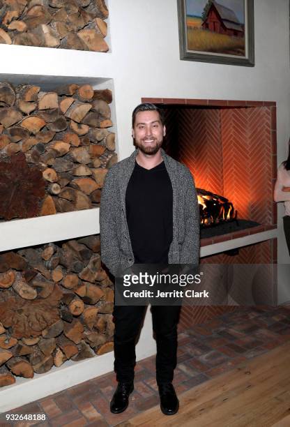 Lance Bass attends the grand opening of FARMHOUSE Los Angeles on March 15, 2018 in Los Angeles, California.