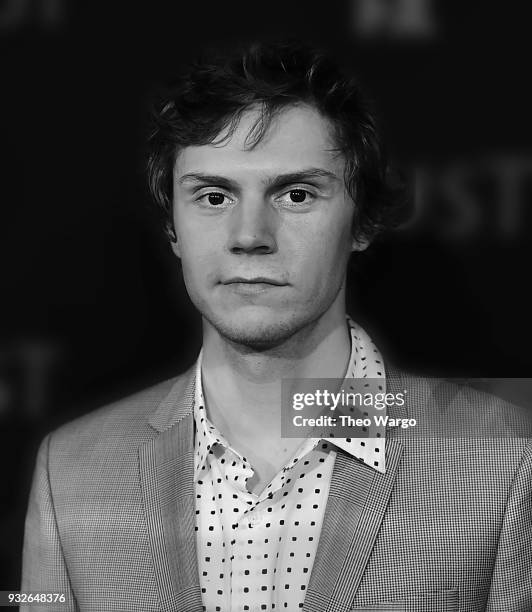 Evan Peters attends the 2018 FX Annual All-Star Party at SVA Theater on March 15, 2018 in New York City.