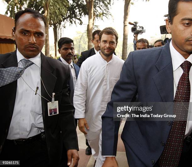 General secretary Rahul Gandhi on day 1 of the winter session of Parliament in New Delhi on Thursday, November 19, 2009.