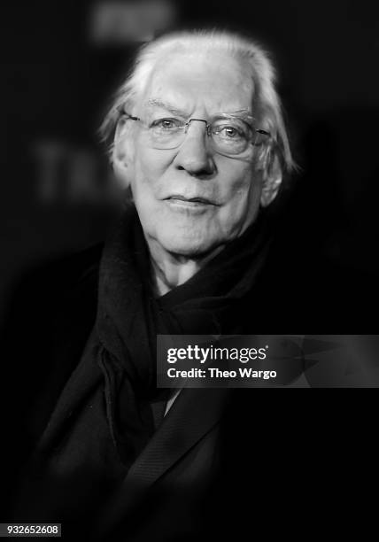 Donald Sutherland attends the 2018 FX Annual All-Star Party at SVA Theater on March 15, 2018 in New York City.