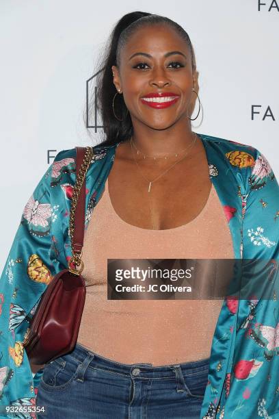Nichelle Hines attends the grand opening of Farmhouse Los Angeles at Farmhouse on March 15, 2018 in Los Angeles, California.