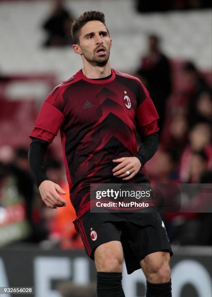 Fabio Borini during the UEFA Europa League Round of 16 2nd leg match between Arsenal and AC MIian at Emirates Stadium on March 15, 2018.