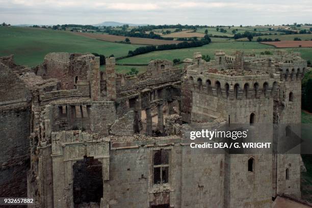 Raglan Castle, Wales, United Kingdom, 15th-17th century.