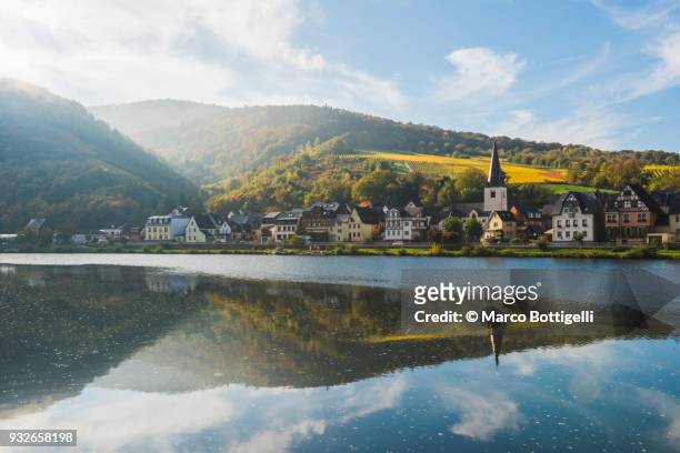 briedern, moselle river, germany. - german culture stock pictures, royalty-free photos & images