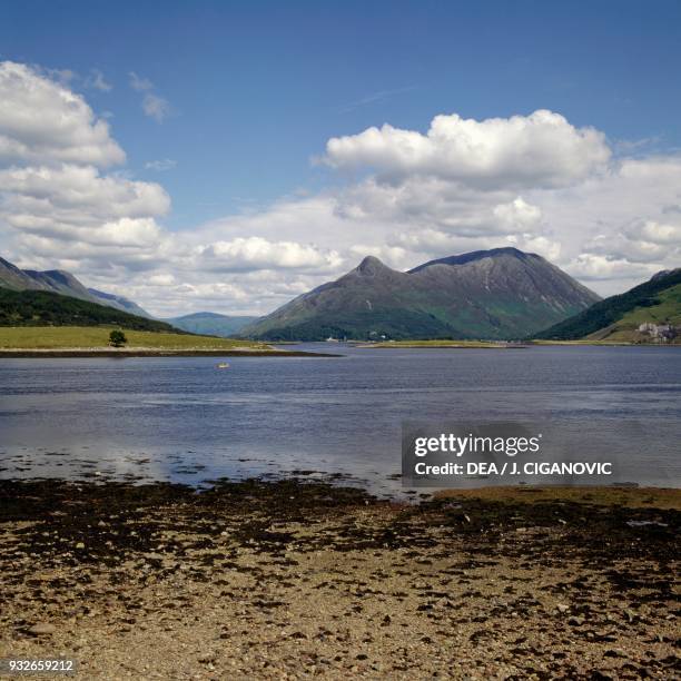 View of Lake Linnhe, Ballachulish, Scotland, United Kingdom.