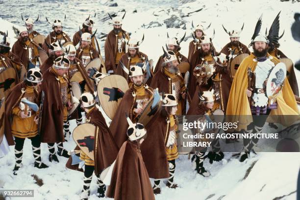 The Jarl-squad, Viking festival, Lerwick, Shetland Islands, Scotland, United Kingdom.