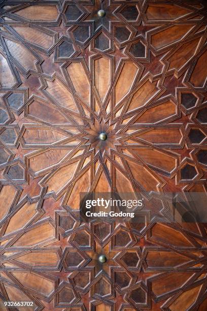 Decoration of the Paris Great mosque. France.