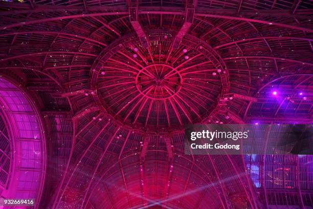 Grand Palais glass dome, Paris. France.