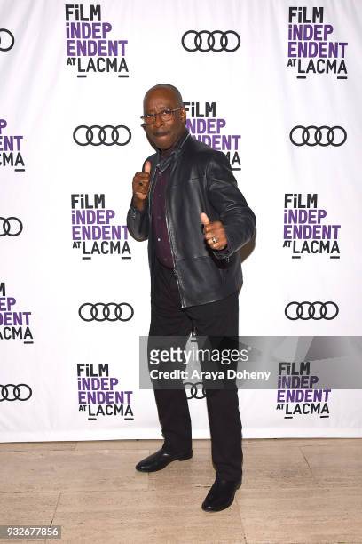 Courtney B. Vance attends Film Independent at LACMA hosts special screening of "Isle Of Dogs" at Bing Theater At LACMA on March 15, 2018 in Los...