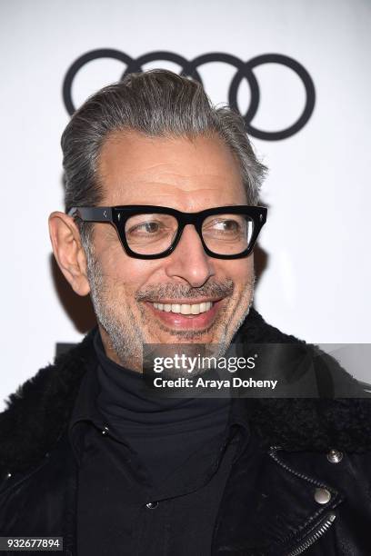 Jeff Goldblum attends Film Independent at LACMA hosts special screening of "Isle Of Dogs" at Bing Theater At LACMA on March 15, 2018 in Los Angeles,...