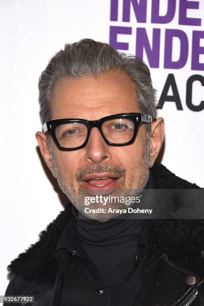 Jeff Goldblum attends Film Independent at LACMA hosts special screening of "Isle Of Dogs" at Bing Theater At LACMA on March 15, 2018 in Los Angeles,...