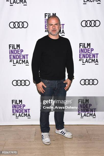 Jeremy Dawson attends Film Independent at LACMA hosts special screening of "Isle Of Dogs" at Bing Theater At LACMA on March 15, 2018 in Los Angeles,...