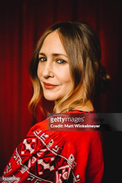 Vera Farmiga poses for a portrait at the 'Boundaries' Premiere 2018 SXSW Conference and Festivals at Paramount Theatre on March 12, 2018 in Austin,...