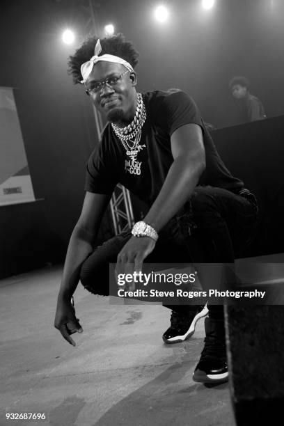 Ugly God performs onstage at No Jumper during SXSW at Stubb's Bar-B-Q on March 15, 2018 in Austin, Texas.