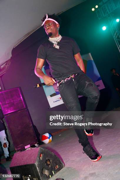 Ugly God performs onstage at No Jumper during SXSW at Stubb's Bar-B-Q on March 15, 2018 in Austin, Texas.