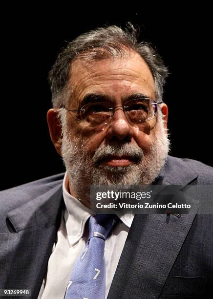 Director Francis Ford Coppola attends 'The Truffle Of The Year' award ceremony at the Teatro Sociale G. Busca on November 20, 2009 in Alba, Italy.