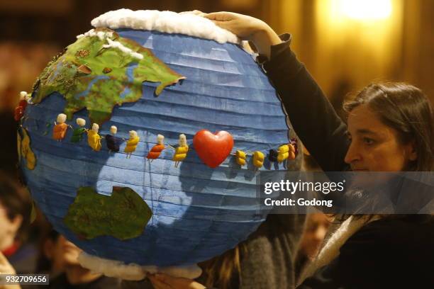 Ecumenical celebration in Notre Dame cathedral, Paris during the COP21 Climate Summit.