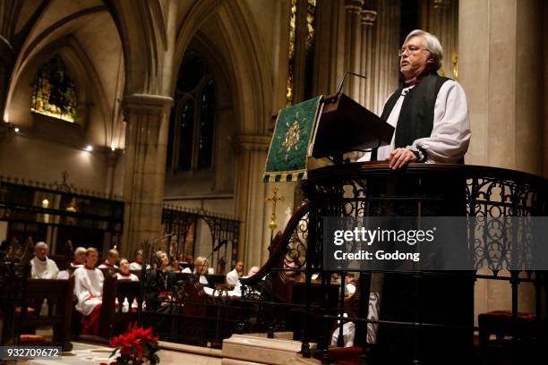 Ecumenical celebration in Holy Trinity American cathedral, Paris. France. France.