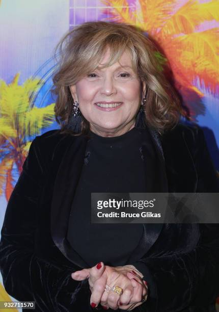 Brenda Vaccaro poses at the Opening Night of The Jimmy Buffett Musical "Escape To Margaritaville" on Broadway at The Marquis Theatre on March 15,...