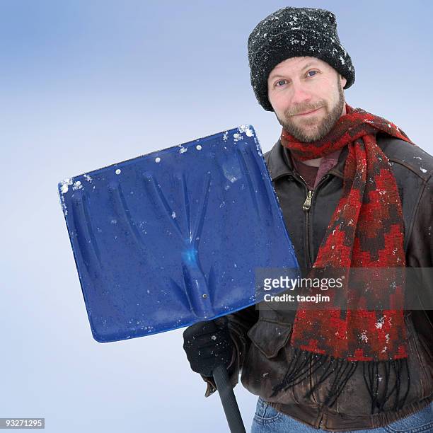 snow shoveler - snow shovel 個照片及圖片檔