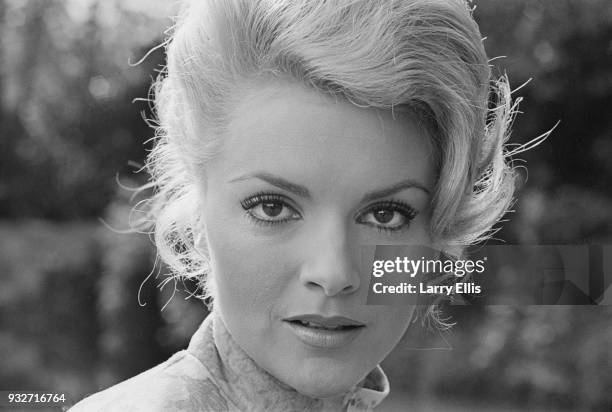 Australian singer and actress Trisha Noble on the set of British comedy film 'Carry On Camping', UK, 25th October 1968.