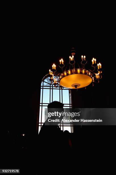 Markus Soeder of the Bavarian Christian Democrats arrives at the Bavarian state parliament on March 16, 2018 in Munich, Germany. Soeder succeeds...