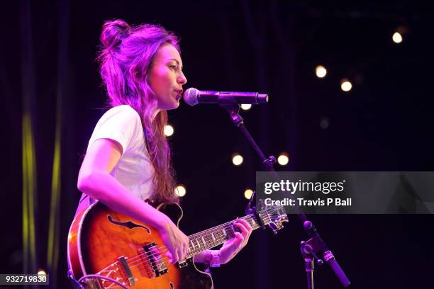 Amy Shark performs onstage at Pandora during SXSW at Stubb's Bar-B-Q on March 15, 2018 in Austin, Texas.