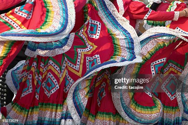 ethnic mexican dresses - multi colored dress bildbanksfoton och bilder