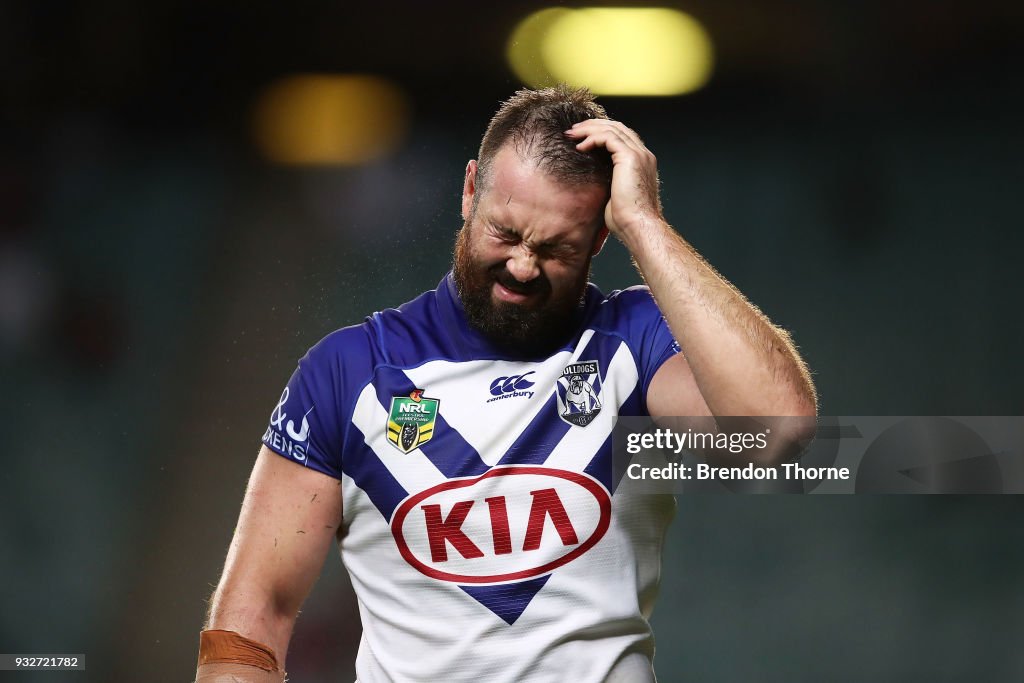 NRL Rd 2 - Roosters v Bulldogs