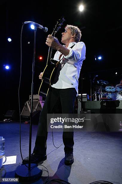 Musician Roger Daltrey performs at Nokia Theatre on November 20, 2009 in New York City.