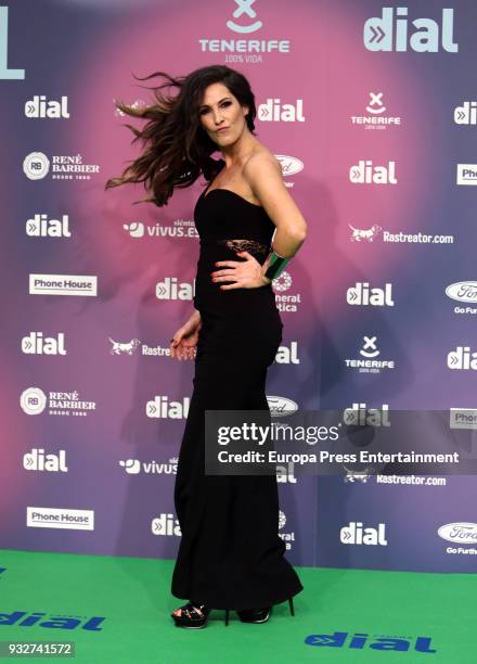 Malu attend the 'Cadena Dial' Awards 2018 red carpet on March 15, 2018 in Tenerife, Spain.