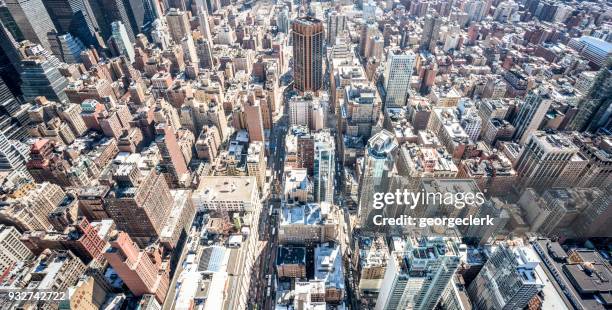 manhattan metropolis - high section stock pictures, royalty-free photos & images