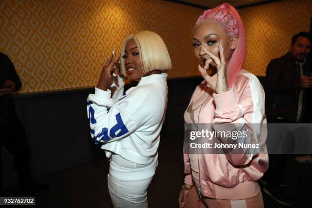 Kamillion and Cuban Doll attend The 7th Annual ICM x Cantu Official SXSW Showcase Presented by Bumble at The Belmont on March 15, 2018 in Austin,...