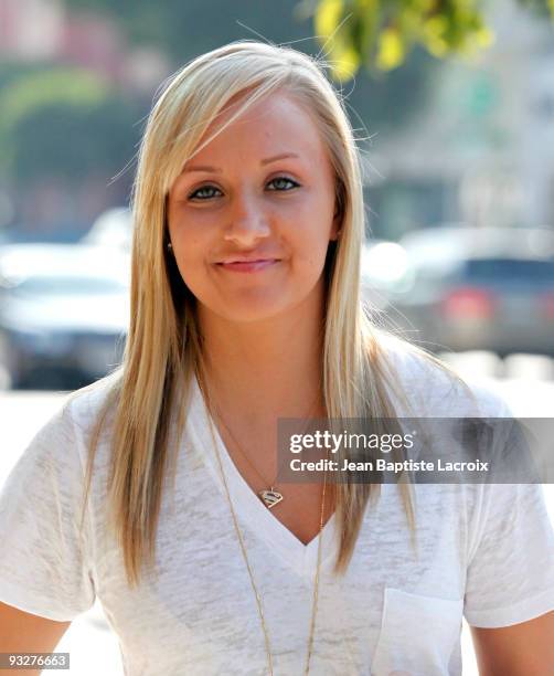 Nastia Liukin sighting on Robertson Blvd. On November 20, 2009 in Los Angeles, California.